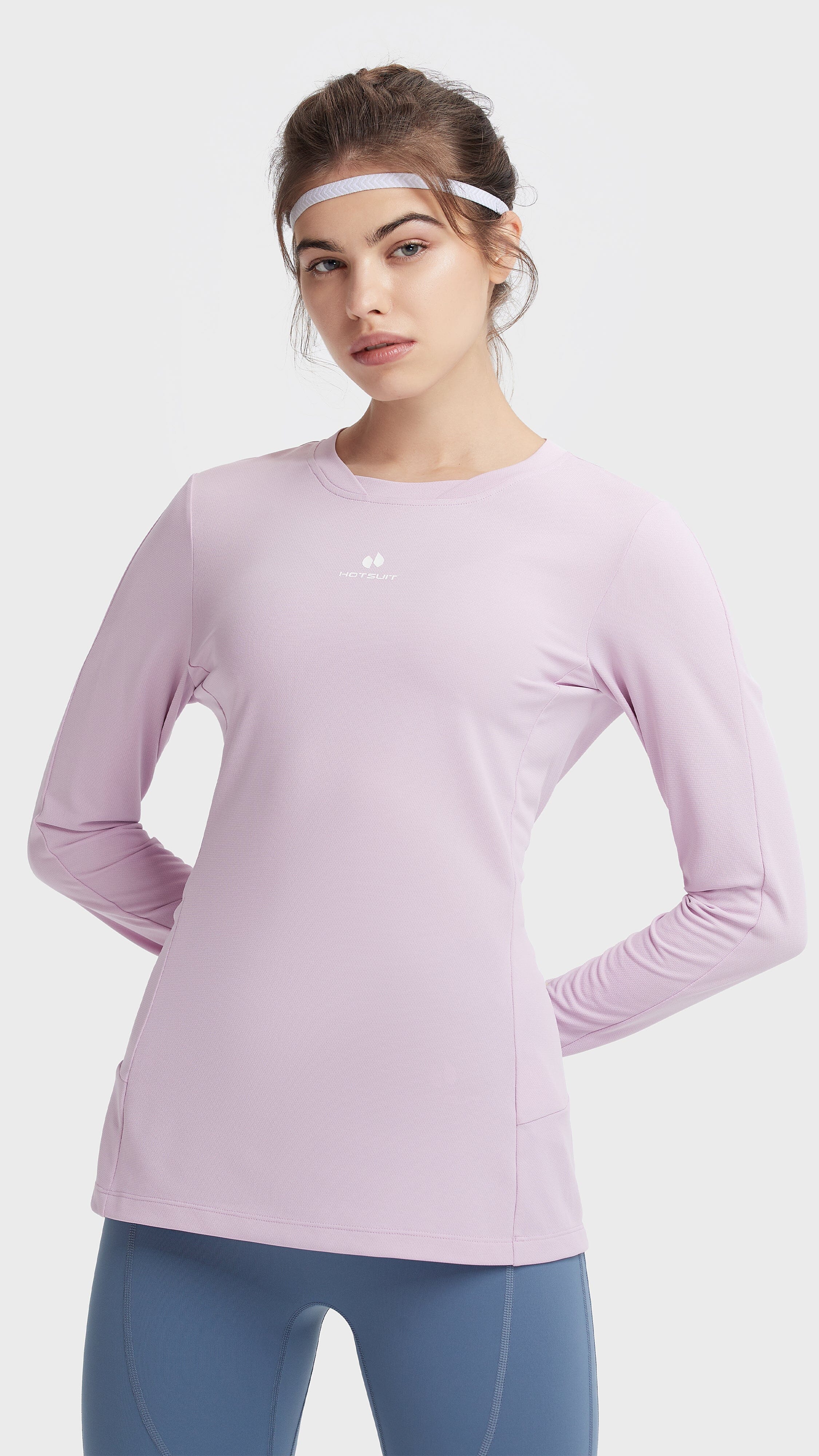 HOTSUIT Women Crewneck Tech long T-Shirt