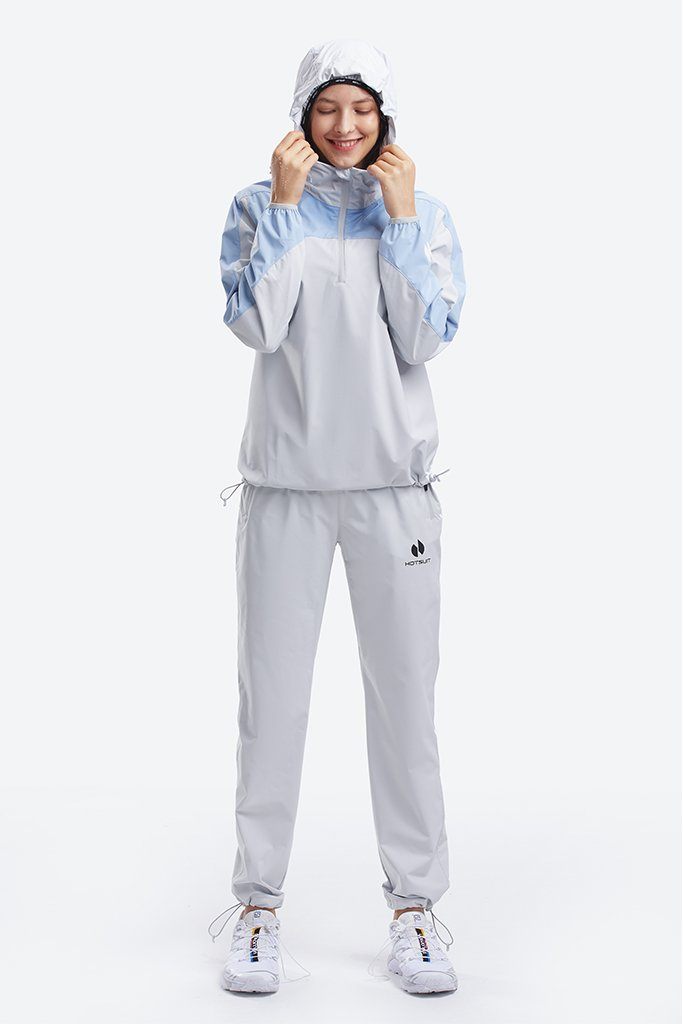 HOTSUIT Women Half Zip Hoodie Sauna Suit