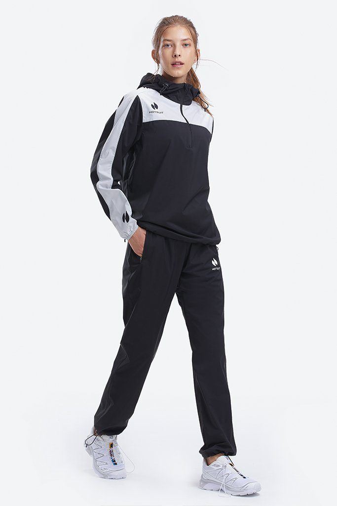 HOTSUIT Women Half Zip Hoodie Sauna Suit