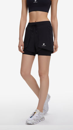 HOTSUIT Women Layered Shell Shorts
