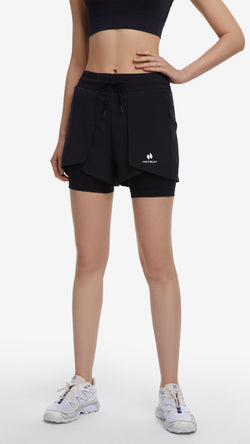 HOTSUIT Women Layered Shell Shorts