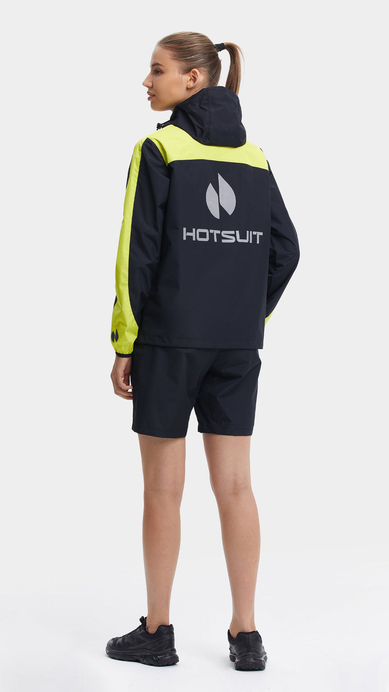 HOTSUIT Women Upgrade Short Half Zip Sauna Suit
